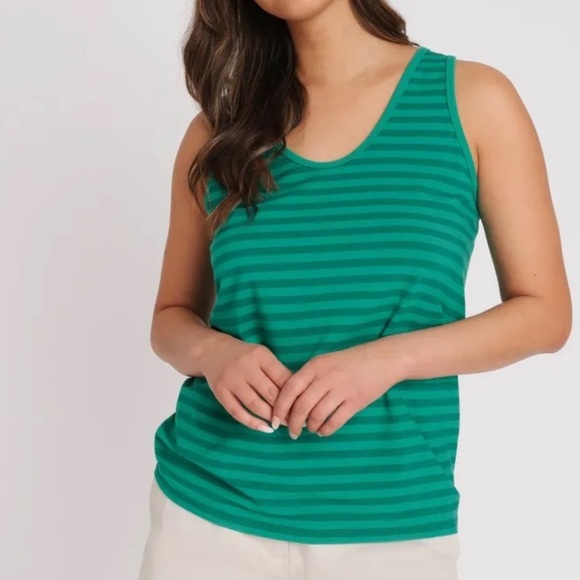 ❤️2/$30❤️[M]Kit and Ace Freesia Green Tank Top - Picture 1 of 8